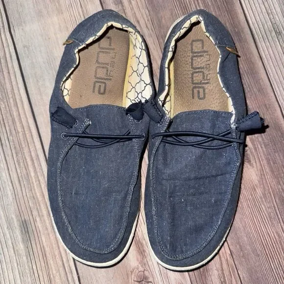 Hey Dude Wendy Sparkling Denim Size 11 - Picture 2 of 7